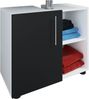 VCM Badmöbel Waschbeckenunterschrank Flandu 917653 Weiß / Schwarz H. 51 x B. 60 x T. 30 cm Bild 1