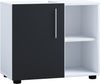 VCM Badmöbel Waschbeckenunterschrank Flandu 917653 Weiß / Schwarz H. 51 x B. 60 x T. 30 cm Bild 2