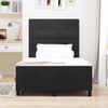 vidaXL Boxspringbett mit Kopfteil Schwarz 120 x 200 cm Samt 3344935 Bild 3