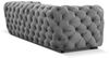 Sofa Designersofa NATALIE 3-Sitzer in Stoff Riviera Steel Bild 2