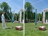 Leifheit 'Linomatic 500 Deluxe' Wäscheschirm, Easy-Lift-System, 50 m Leinenlänge, Aluminium,Kunststoff,Kunstfaser Silber/Grün, 231,9 x 231,9 x 174 cm cm Bild 4