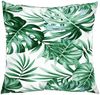 vidaXL Sofakissen mit Blattmuster, 4 Stk., Polyester grün, 40 x 40 cm Bild 3