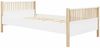 Bopita Mika Doppelbett Weiß / Eiche 120 x 200 cm W - Material: MDF / Eiche - Babypark. de Bild 2