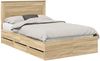 vidaXL Bettrahmen Sonoma-Eiche 120 x 200 cm Ingenieurs Holz 3410193 Bild 2