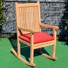 Schaukelstuhl Piceno aus massiv Teak Bild 3