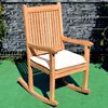 Schaukelstuhl Piceno aus massiv Teak Bild 2