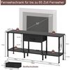 OYRREU TV-Board 120cm, Fernsehschrank mit Kabeldurchlass & Stauraum für Media-Geräte (App-gesteuerte Mehrfarben-LED-Beleuchtung, Fernsehtisch inkl. Kippschutz, USB Steckdosen, Ablagefach, Ausstellungsständer -Sets), Medienkonsole bis zu 65 Zoll, Lowboa... Bild 2