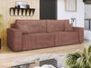 Mirjan24 'Kobaro' Schlafsofa mit L-Funktion, 2 Bettkästen & Schlaffunktion, Cord rosa, 245 x 90 x 82 cm Bild 2
