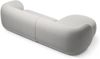 Micadoni Ecksofa Kate 3-Sitzer Links Samt Hellgrau Bild 3
