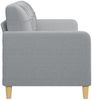 vidaXL 3-Sitzer-Sofa Hellgrau 180 cm Stoff 359099 Bild 4
