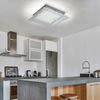 LED Deckenleuchte, Glasstäbe, klar, L 32 cm Bild 5