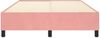 vidaXL Bettgestell, Bettrahmen mit Lattenrost & Stützbeinen, Rosa Samt, 140x190 cm Bild 5