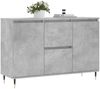 vidaXL Sideboard Betongrau 101,5x35x70 cm Holzwerkstoff 827200 Bild 3
