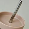 Stelton Thermobecher, Edelstahl (bis 90 recycelt), Metall, Kunststoff (lebensmittelsicher), Mit integriertem, herausnehmbarem Strohhalm (Höhe insgesamt 23 cm) Bild 2