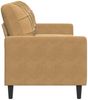 vidaXL 3-Sitzer-Sofa Braun 180 cm Samt 4007641 Bild 5