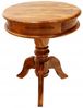 Runder Tisch Jali 50x60x50 aus indischem Sheesham-Massivholz Bild 2