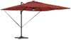 vidaXL Roma Parasol Rot 286 x 284 x 270 cm Aluminium und Polyester 42003358 Bild 3