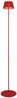 Kabellose Akku Stehlampe SUAREZ dimmbar für Innen & Außen, Rot - 123cm klein Bild 2