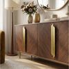 IDIMEX Sideboard TAGULA, Kommode 180 cm aus massivem Mangoholz mit 4 Türen Braun Bild 4