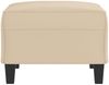 vidaXL Fußhocker Creme 70x55x41 cm Mikrofasergewebe 349365 Bild 4
