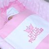 Primawela Babybettwäsche Kinderwagenset Baby Bettwäsche für Kinderwagen Bezüge Decke Kissen, 4 teilig Bild 3