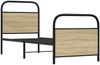 vidaXL Bettgestell ohne Matratze 75x190 cm Sonoma-Eiche Holzwerkstoff 4100266 Bild 5