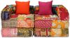 vidaXL 2-Sitzer Modularer Pouf Patchwork Stoff 244977 Bild 5