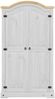 vidaXL Kleiderschrank Corona Weiß 102x52x186 cm Massivholz Kiefer 4012155 Bild 4