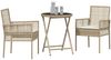 vidaXL Garten Bistro Set 3 pcs Beige Poly-Rattan 3334966 Bild 3