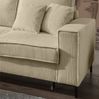 Ecksofa Récamiere Schlaffunktion Bettkasten Couch Polsterecke in Cord Beige Grau Bild 5