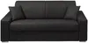 Schlafsofa 3-Sitzer Stoff EMIR - Anthrazit - Liegefläche: 140 cm - Matratzenhöhe: 14 cm Bild 2