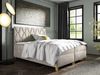 Boxspringbett 'Irossu' beige 140x200 cm Bild 2