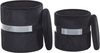 Pouf Samtstoff mit Stauraum schwarz 2er Set DORIS Bild 4