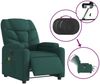 vidaXL Massagesessel Elektrisch Dunkelgrün Stoff 3204590 Bild 5