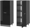 Vorratsschrank R-Line Schwarz Hochglanz 60 cm Vicco Bild 5