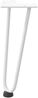 vidaXL Haarnadelbeine für Couchtisch 4 Stk. Weiß 30 cm Massivstahl 4012417 Bild 5