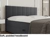 MEBLINI Boxspringbett CHANDON 140x200 cm mit Bettkasten - H3B/Dunkelgrau Samt Polsterbett - Doppelbett mit Topper & Bonellfederkern-Matratze Bild 5