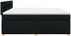 vidaXL Boxspringbett mit Matratze Schwarz 200x200 cm Stoff 3286803 Bild 5