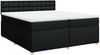 vidaXL Boxspringbett mit Matratze Schwarz 200x200 cm Stoff 3286803 Bild 2