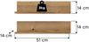 Aqua Wandregal Set in Evoke Oak Nachbildung Bild 4