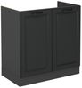 Spülenunterschrank R-Line Anthrazit Landhaus 80 cm ohne Arbeitsplatte Vicco Bild 5