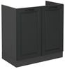 Spülenunterschrank R-Line Anthrazit Landhaus 80 cm ohne Arbeitsplatte Vicco Bild 4