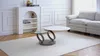 Vente-unique - Couchtisch mit drehbaren Tischplatten - Sicherheitsglas & Metall - JOLINE Bild 2