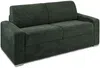 Vente-unique - CALITO Sofa SamtStoff Grün - B 223 cm95 cm x H 85 cm x L 194 cm Bild 2