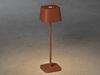 KONSTSMIDE Capri LED USB Akku Tischleuchte terrakotta dimmbar 2700/3000K Bild 3