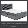 Best for Home Boxspringbett mit Bettkasten Doppelbett Trinity K14 Bonellfederkern inkl 7cm Topper (140x200 160x200 180x200 200x200 cm, Bonell-Matratze, gepolstertes Kopfteil, Polsterbett versch. Größen), mit oder ohne Topper, Flexible Liefermöglichkeit... Bild 4