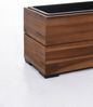 VIVANNO Balkonkasten Holz KAJIX Kasten - Haselnussbraun Gestreift (1 St), 61x20x21 cm Bild 2