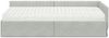 vidaXL Eckbettgestell mit Matratze Sonstiges 2 pcs Hellgrau Samt 3393644 Bild 5