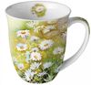Ambiente Luxury Paper Products Becher Porzellan Mohn Wiese / Blumen, Pflanzen Mug Kollektion, Porzellan Daisy, Tasse -Tee/Kaffee - Ideal Als Geschenk Bild 3