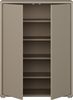 Schuhkommode >ALICE SPRINGS< in Taupe - 74,5x99,1x34,9cm (BxHxT) Bild 3